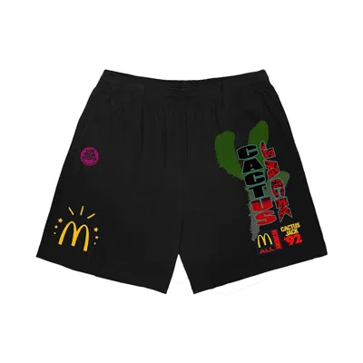 Pre-owned Travis Scott Men's  X Mcdonald's All American '92 Ii Shorts In Black