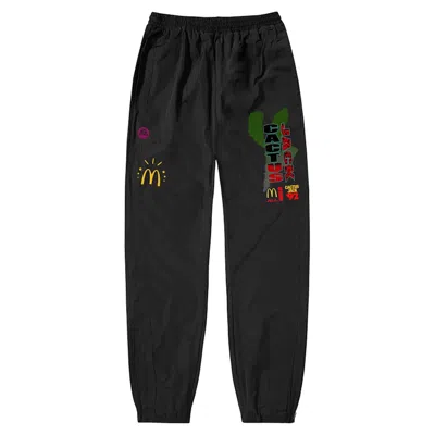 Pre-owned Travis Scott Men's  X Mcdonald's All American '92 Nylon Pants In Black