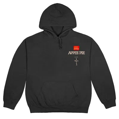Pre-owned Travis Scott Men's  X Mcdonald's Apple Pie Hoodie In Washed Black