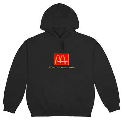 Pre-owned Travis Scott Men's  X Mcdonald's Billions Served Hoodie In Washed Black