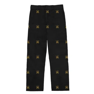 Pre-owned Travis Scott Men's  X Mcdonald's Cactus Arches Allover Work Pants In Black