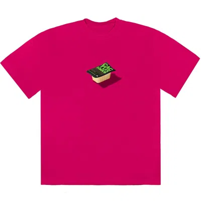 Pre-owned Travis Scott Men's  X Mcdonald's Cactus Sauce Ii T-shirt In Pink