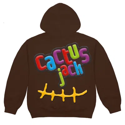 Pre-owned Travis Scott Men's  X Mcdonald's Cj Smile Hoodie In Brown