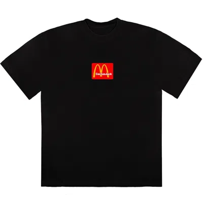 Pre-owned Travis Scott Men's  X Mcdonald's Sesame Ii T-shirt In Black/red