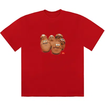 Pre-owned Travis Scott Men's  X Mcdonald's Squad T-shirt In Red