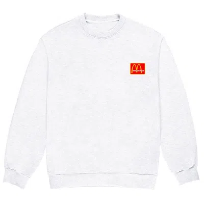 Pre-owned Travis Scott Men's  X Mcdonald's Staff Crewneck Sweatshirt In White