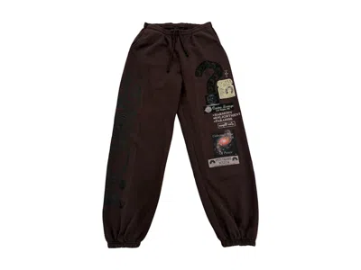 Pre-owned Travis Scott Men's  X Online Ceramics Utopia Sweatpants In Brown