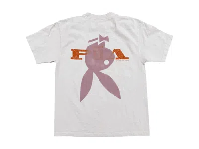 Pre-owned Travis Scott Men's  X Playboy I Tee Shirt In White