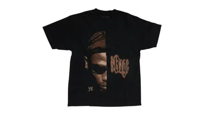 Pre-owned Travis Scott Men's  X Wwe Meet The Rage Tee Shirt In Black