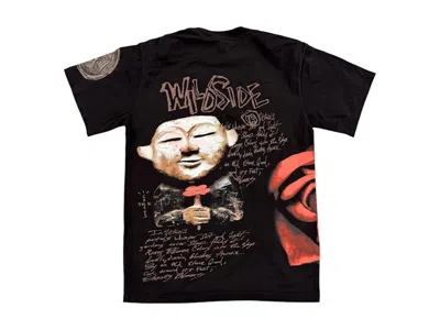 Pre-owned Travis Scott Men's  X Yohji Yamamoto Wildside Tee Shirt In Black