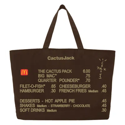 Pre-owned Travis Scott Menu Tote In Brown