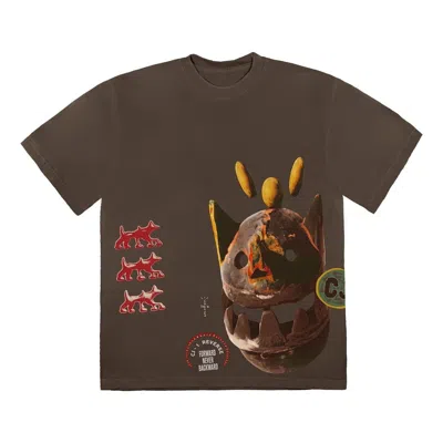 Travis Scott Never Backward T-shirt 'brown'