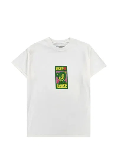 Travis Scott Scare Bear Graphic T-shirt In White