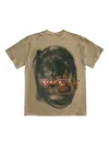 Travis Scott Sprayed-effect Short-sleeve T-shirt In Brown