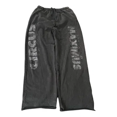 Travis Scott Tour Sweatpants 'washed Mineral Dye Black' In Gray