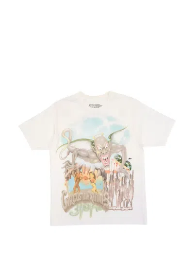 Travis Scott Utopia Circus Maximus T-shirt In White