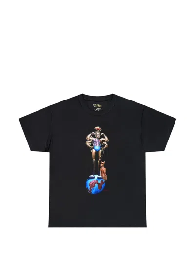 Travis Scott Utopia In Miami T-shirt In Black