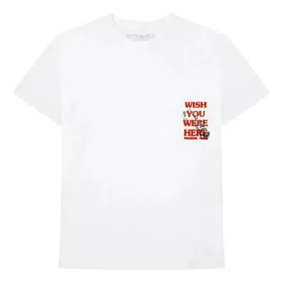 Travis Scott Wish You Were Here Festival Tee 'white'