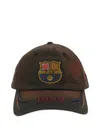 Travis Scott X Fc Barcelona 1899 Baseball Cap In Brown