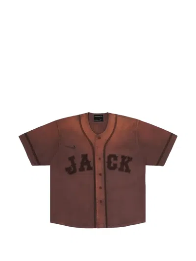 Travis Scott X Fragment X Nike Tokyo Jack Retro Baseball Jersey In Multi