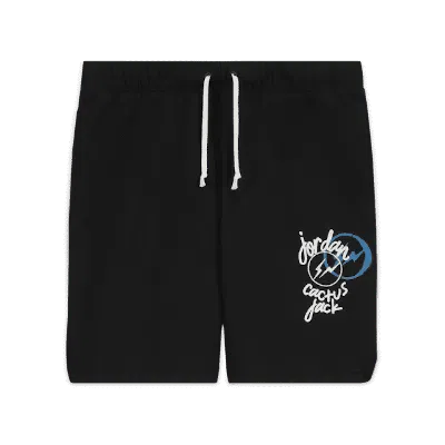 Pre-owned Travis Scott X Jordan X Fragment Shorts In Black