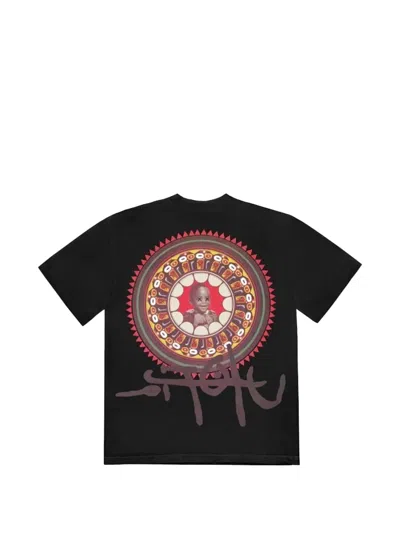 Travis Scott X Kaws Utopia Ii T-shirt In Black