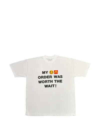 Travis Scott X Mcdonald's Graphic-print Short-sleeve T-shirt In White