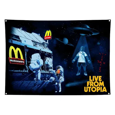 Pre-owned Travis Scott X Mcdonald's Live From Utopia Flag