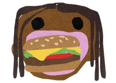 Pre-owned Travis Scott X Mcdonalds Cj Burger Mouth Rug