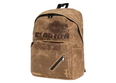 Pre-owned Travis Scott X Mitchell & Ness Florida Gators Backpack In Brown