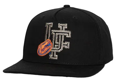 Pre-owned Travis Scott X Mitchell & Ness Florida Gators Snapback Hat In Black