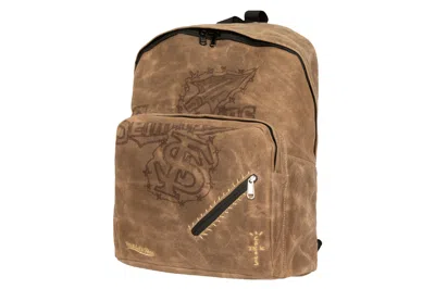 Pre-owned Travis Scott X Mitchell & Ness Florida State Seminoles Backpack Brown