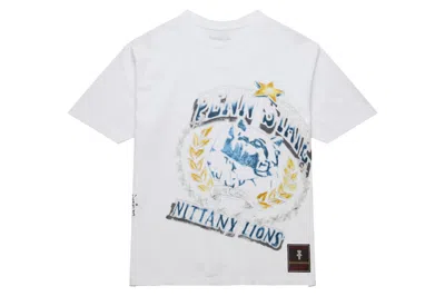 Pre-owned Travis Scott X Mitchell & Ness Penn State Nittany Lions Hand-drawn T-shirt White