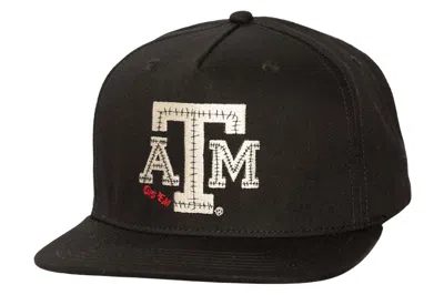 Pre-owned Travis Scott X Mitchell & Ness Texas A&m Aggies Snapback Hat Black