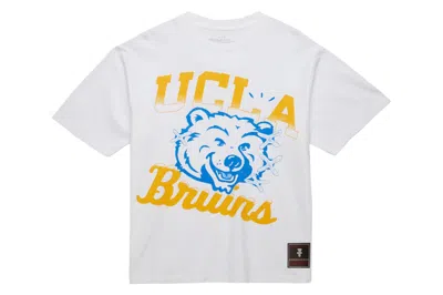 Pre-owned Travis Scott X Mitchell & Ness Ucla Bruins Hand-drawn T-shirt White