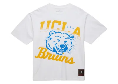 Pre-owned Travis Scott X Mitchell & Ness Ucla Bruins Handdrawn T-shirt In White