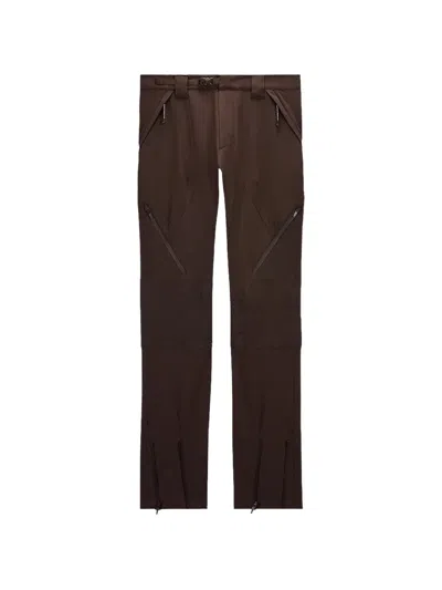 Travis Scott X Nike X Cact.us Corp Panelled Trousers In Brown