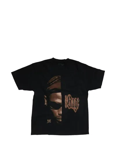 Travis Scott X Wwe Graphic-print T-shirt In Black