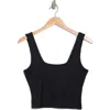 Travismathew Adare Ribbed Knit Tank Top In Black