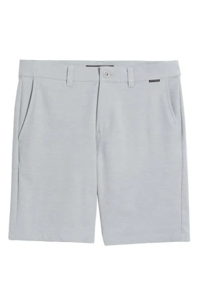 Travismathew Adirondack Stretch Shorts In Heather Sleet