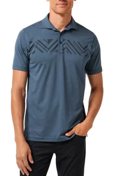 Travismathew All Day Access Polo In Blue