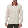 Travismathew Amenities Collared Sweatshirt In Neutral