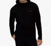 Travismathew Ancient Ruins Quarter Zip Hoodie In Black In Black