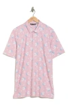 Travismathew Arbor Wave Polo In Pink