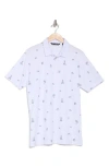 Travismathew Around The Island Cotton Blend Polo In White