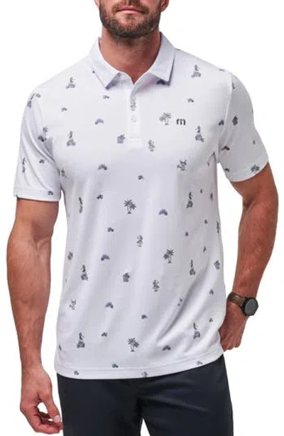 TRAVISMATHEW TRAVISMATHEW AROUND THE ISLAND TROPICAL PRINT POLO