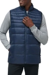 Travismathew Aves Technical Water Repellent Puffer Vest In Total Eclipse