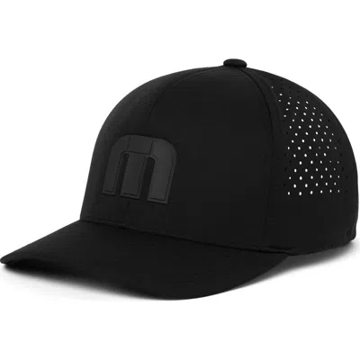 Travismathew Bahamas Tech Snapback Hat In Brown