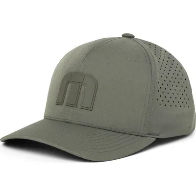 Travismathew Bahamas Tech Snapback Hat In Green