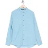 Travismathew Barrel Of Laughs Cotton Button-up Shirt In Dream Blue